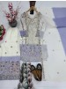 KF-1722 Heavy Dual Tone Peding Star Georgette Set