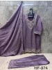 Hoor Tex HF-974 Premium Pakistani Heavy Chiffon Suit