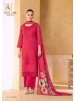 1ALOK DESI GIRL-9 | Viscose Maslin Designer Suit