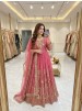 FD-805 | Fox Georgette Embroidered Gown Set