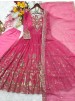 FD-805 | Fox Georgette Embroidered Gown Set