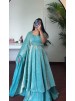 KD-1645 | Fendy Crush Hand Work Anarkali Set