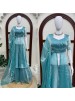 KD-1645 | Fendy Crush Hand Work Anarkali Set