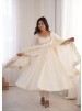 ZF-5026 | Roman Silk Embroidered Anarkali Set