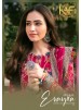 KAF Fabric Evayra Gulaal Vol-4 | Luxury Lawn Cotton Suit