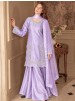 HK-1746 | Devsena Silk Embroidered Palazzo Suit