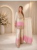 BE-491 | Star Georgette Real Mirror Work Palazzo Suit