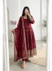 SSC-724 | Heavy Fandy Silk Embroidered Gown Set