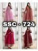 SSC-724 | Heavy Fandy Silk Embroidered Gown Set