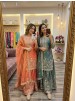 FD-8062 | Zmy-Chu Silk Embroidered Sarara Set