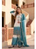 DB-39 | Dual Tone Peding Star Georgette Designer Set
