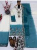 DB-39 | Dual Tone Peding Star Georgette Designer Set
