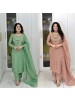 JD-657 | Pure Salsa Crush Silk Designer Party Wear Set