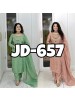 JD-657 | Pure Salsa Crush Silk Designer Party Wear Set