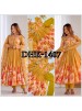 DHK-1407 | Designer Digital Print Gown Collection
