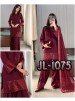 JL-1075 | French Crepe Farsi Salwar Designer Collection