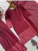 JL-1075 | French Crepe Farsi Salwar Designer Collection