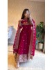 JD-639 | Fandy Satin Silk Designer Anarkali Collection