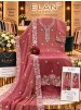 Shop ELAN STUDIO E-65 Salsa 4-Piece Set with heavy beads and stone embroidery, French Silk embroidered lace bottom and heavy embroidered dupatta at ₹1,649/-.