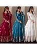 SR-1724 | Fendy Silk Festive Designer Gown Collection