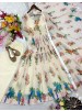 FD-820 | Witless Silk Digital Print Designer Gown Collection