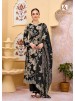 ALOK SUIT | BLACK MOTIFZ | Viscose Reyon Designer Collection
