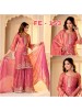 FE-153 | Fendy Silk Sequence & Multi Embroidered Sharara Collection