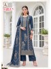 ALOK SUIT | SARGUN-9 | Viscose Maslin Jacquard Designer Collection