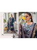 Shop RIAZ ARTS BIN SAEED PREMIUM Lawn Cotton Pakistani Suit with designer neck heavy embroidery, Cotton Dyed bottom, embroidered Pure Cotton Mal Dupatta at ₹625/-.