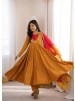 ZF-5023 | Roman Silk Mirror Work Anarkali Collection