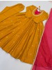 ZF-5023 | Roman Silk Mirror Work Anarkali Collection