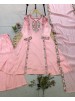 LG-2149 | Mul Chanderi Sequence Embroidered Festive Set