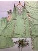 LG-2149 | Mul Chanderi Sequence Embroidered Festive Set