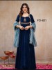 FD-821 | Viscous Velvet Sequin Embroidered Gown Collection