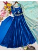 FD-821 | Viscous Velvet Sequin Embroidered Gown Collection