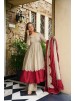 AD249 | Pure Roman Silk Designer Anarkali Collection