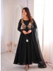 Shop JD-653 Heavy Faux Georgette Anarkali gown with 4-meter flair, designer position-work Koti, matching bottom and dupatta. Fully stitched at ₹1,249/-.