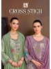 ALOK SUIT | CROSS STITCH | Premium Designer Collection