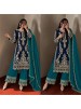 JD-659 Pure Natural Crepe Silk Kundan Embroidered Collection