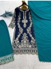 JD-659 Pure Natural Crepe Silk Kundan Embroidered Collection