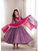 ZF-5023 Real Mirror Embroidered Designer Anarkali