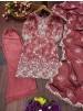 FE-154 Rangoli Crush Designer Embroidered Suit
