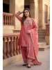 KF-1728 Heavy Fendy Silk Designer Palazzo Set