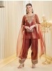 KF-1728 Heavy Fendy Silk Designer Palazzo Set