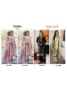 Shop ALZOHAIB Farida Vol 3 Pakistani Concept Suit with pure cotton heavy patch work top, semi lawn bottom and cotton or chiffon dupatta.