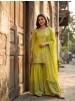 WW-1284 | Natural Satin Silk A-Line Embroidered Collection