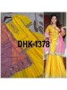 DHK-1378 | Kundan Organza Silk Embroidered Palazzo Collection