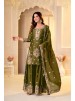 FE-156 Rangoli Crush Sequence & Multi Embroidered Designer Suit