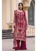 SRK-5333 Heavy Faux Georgette Sequence Embroidered Designer Set