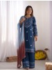Shop NSR-888 Rayon Cotton embroidered Farshi Pant suit with thread work, Heavy Georgette digital print dupatta and lace border at ₹1,199/-.